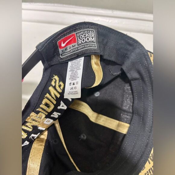 Nike UGA National 2022 Championship Ball Cap Gold/Black Snap Closure-OS - Picture 6 of 6